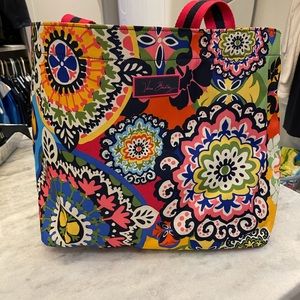 Vera Bradley Large canvas tote